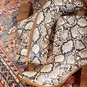 Snakeskin Boots